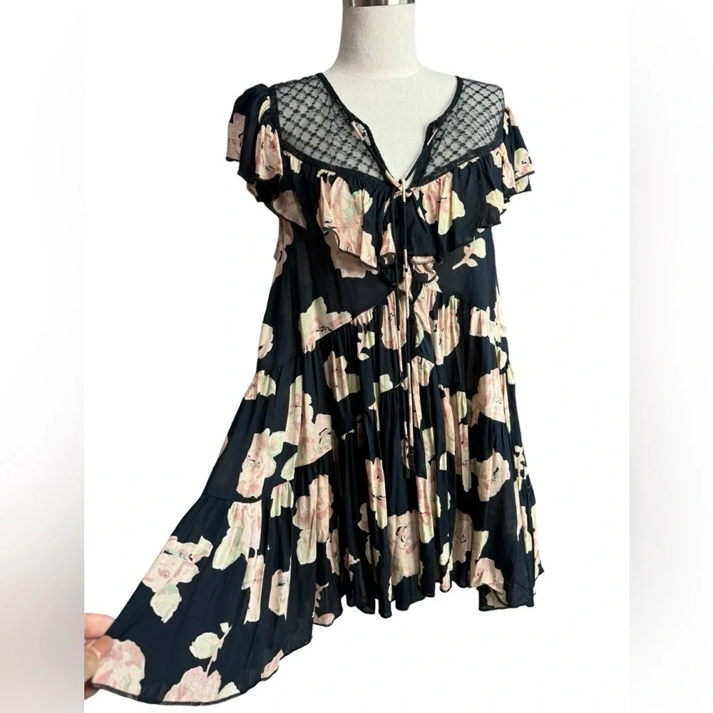 Free People Tilly Printed Tunic NWT XS